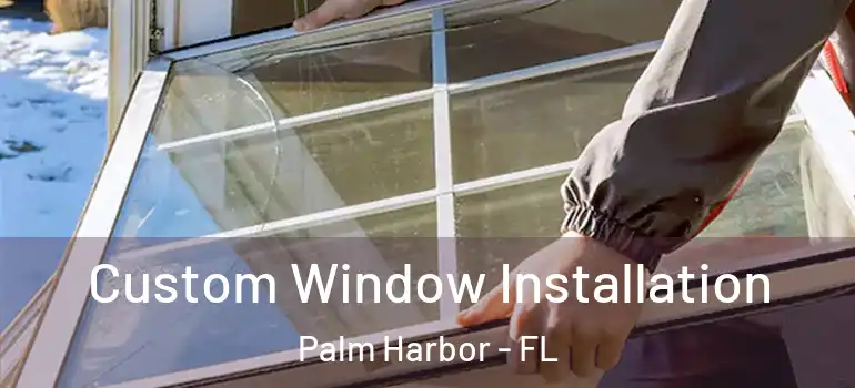 Custom Window Installation Palm Harbor - FL