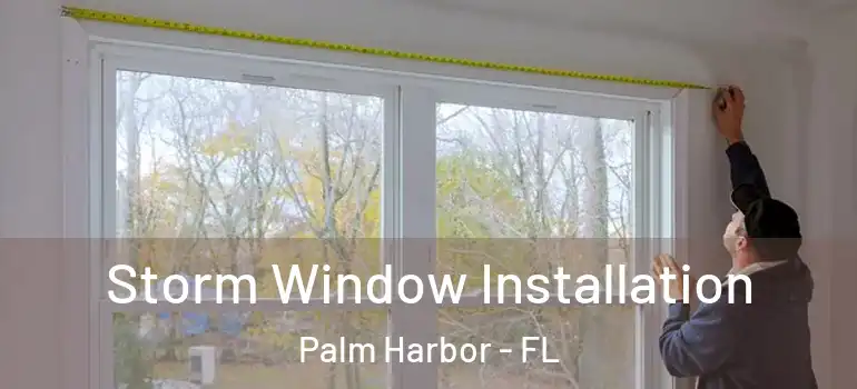 Storm Window Installation Palm Harbor - FL
