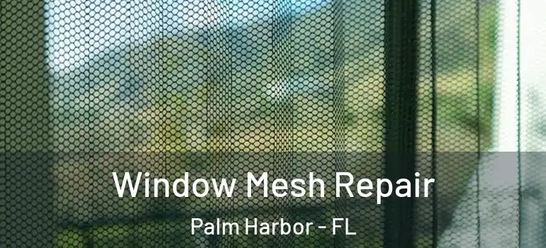 Window Mesh Repair Palm Harbor - FL